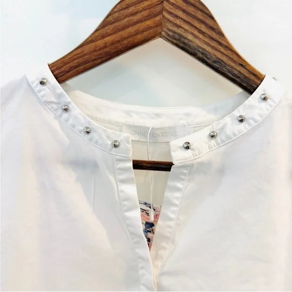 Anne Fontaine White Button Down Shirt - Picture 4 of 14